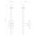 Tacoma Grande Matt Black Bracket Only IP44 Bathroom Wall Light