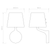 Millie Matt Black with White Shade IP44 Bathroom Wall Light