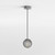 Nara Polished Chrome Fitting Only LED IP44 Bathroom Pendant Light