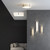 Elba 2 Light Bronze with Putty Shade 60cm Wall Light