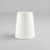 Cone White Fabric 14cm Shade Only