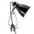 Nordlux Cyclone Black and Silver Clamp Spotlight