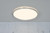 Nordlux Oja 42 IP20 3000K/4000K Bushed Nickel with White Glass Ceiling Light