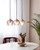 Nordlux Orbiform 3 Light Brass with Smoked Glass Bar Pendant Light