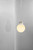 DFTP Raito 22 round Brass with White Opal Glass Pendant Light