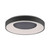 Leuchten Direkt ANIKA Black Halo Remote Control Dimmable LED 50cm Wall or Ceiling Light