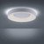 Leuchten Direkt ANIKA White Halo Remote Control Dimmable LED 50cm Wall or Ceiling Light