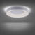 Leuchten Direkt ANIKA White Halo Remote Control Dimmable LED 50cm Wall or Ceiling Light