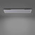 Leuchten Direkt EDGING 2 Light White Rectangular Remote Control Dimmable Ceiling Light