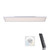 Leuchten Direkt EDGING 2 Light White Rectangular Remote Control Dimmable Ceiling Light