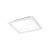 Leuchten Direkt FLAT 30cm White Square Remote Control Dimmable Ceiling Light