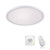 Leuchten Direkt FLAT 40cm White Circular Remote Control Dimmable Ceiling Light