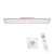 Leuchten Direkt FLAT Silver Rectangular Remote Control Dimmable Ceiling Light