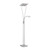 Leuchten Direkt HELIA 3 Light Satin Chrome Mother and Child Square Floor Lamp