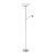 Paul Neuhaus ALFRED 2 Light Satin Chrome Mother and Child Floor Lamp