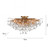 ICICLE 14 Light Aged Brass Ceiling Light