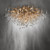 ICICLE 14 Light Aged Brass Ceiling Light