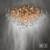 ICICLE 14 Light Aged Brass Ceiling Light