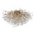 ICICLE 14 Light Aged Brass Ceiling Light