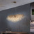 ICICLE 15 Light Aged Brass with Crystal Chandelier