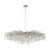ICICLE 15 Light Steel Chandelier