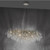 ICICLE 15 Light Steel Chandelier