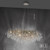 ICICLE 15 Light Steel Chandelier
