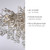 ICICLE 15 Light Steel Chandelier