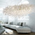 ICICLE 15 Light Steel Chandelier
