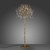 ICICLE 5 Light Aged Brass Floor Lamp