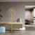 ICICLE 5 Light Aged Brass Floor Lamp