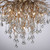 ICICLE 9 Light Aged Brass Ceiling Light