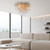 ICICLE 9 Light Aged Brass Ceiling Light