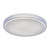 Leuchten Direkt FRIDA Crackled and Crystal Effect Dimmable Smart Ceiling Light