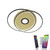 Paul Neuhaus Q-AMIRA Black and Brass Ringed Smart LED Ceiling Light