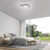 Paul Neuhaus Q-AMIRA Brushed Chrome Smart LED Ceiling Light