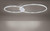 Paul Neuhaus Q-KATE 2 Light Aluminium Large Ringed Smart LED Ceiling Light