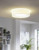 Eglo Lighting Pasteri White with Fabric Shade Ceiling Light