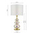 Kiandra Multi Coloured Tinted Glass With Shade Table Lamp