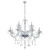 Eglo Lighting Basilano 1 12 Light Chrome with Clear Glass Chandelier