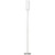 Eglo Lighting Troy 3 Satin Nickel with White Painted Satin Glass Floor Lamp