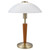 Eglo Lighting Solo 1 Bronzed Nut with White Satin Glass Shade Table Lamp