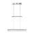 Eglo Lighting Cardito 1 700L Chrome with Clear Crystal Glass Shade Bar Pendant Light