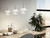 Eglo Lighting Giolina 3 Light Chrome with Clear White Crystal Glass Shade Pendant Light