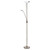 Eglo Lighting Baya LED Bronzed with Satined White Glass and Plastic Shades Floor Lamp