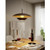 Eglo Lighting Nuvano Brown and Gold Pendant Light