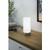 Eglo Lighting Damasco 1 Chrome with White Satin Glass Shade Table Lamp