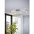 Eglo Lighting Cardillio 4 Aluminium and Chrome with Satined Shade Spotlight