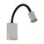 Eglo Lighting Tazzoli Satin Nickel and Black with USB Wall Light