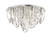 Roxanne 11 Light Polished Chrome and Crystal Flush Ceilling Light